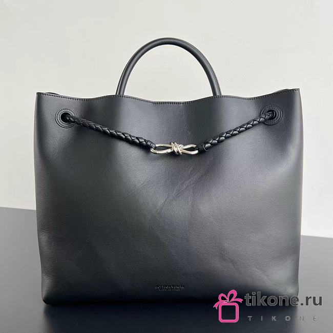 Bottega Veneta Large Andiamo Black Silver - 42x35x18cm - 1