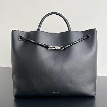 Bottega Veneta Large Andiamo Black Silver - 42x35x18cm