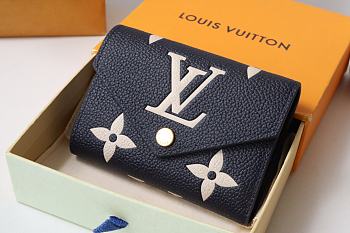 LV Victorine Wallet Bicolor Monogram Black Beige M80968 - 12x9.5x2.5