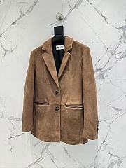 YSL Blazer Brown Suede 14876 - 6