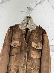 Loro Piana Jacket Brown Suede 14878 - 6