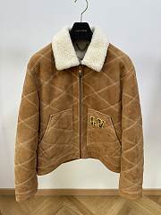 LV Embroidered Shearling Workwear Blouson 1AFXIP - 1