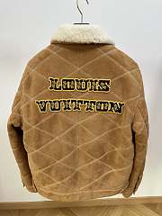 LV Embroidered Shearling Workwear Blouson 1AFXIP - 5