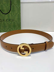 Gucci Blondie Belt Brown 30mm - 1