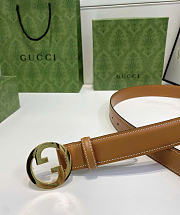 Gucci Blondie Belt Brown 30mm - 2