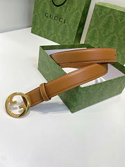 Gucci Blondie Belt Brown 30mm - 3