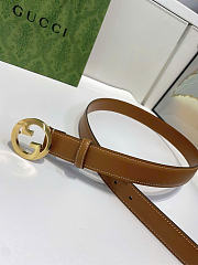 Gucci Blondie Belt Brown 30mm - 5