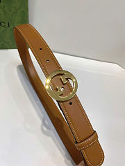 Gucci Blondie Belt Brown 30mm - 4