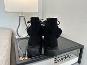 Chanel Boots Camellia Black Suede - 3