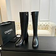 Chanel High Boots Calfskin Black 65mm - 1