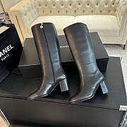 Chanel High Boots Calfskin Black 65mm - 5