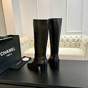 Chanel High Boots Calfskin Black 65mm - 3