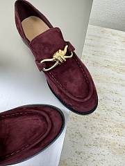 Bottega Veneta Astaire Loafer Burgundy Suede - 6