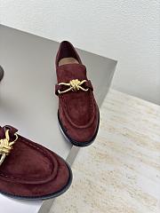 Bottega Veneta Astaire Loafer Burgundy Suede - 2