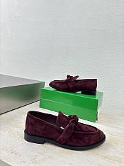 Bottega Veneta Astaire Loafer Dark Barolo Suede - 6