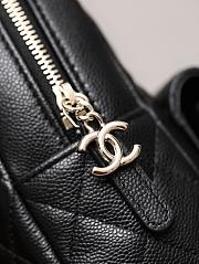 Chanel Classic Mini Backpack Caviar Gold Tone Black - 18×13×9cm - 2