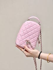 Chanel Classic Mini Backpack Caviar Gold Tone Light Pink - 18×13×9cm - 6