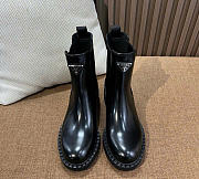 Women's Prada Black Brushed Boots - 6