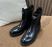 Women's Prada Black Brushed Boots - 4