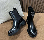 Women's Prada Black Brushed Boots - 2