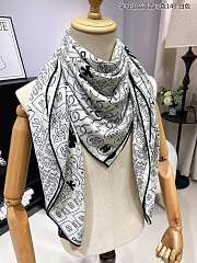 Chanel White Scarf 140 14996 - 3