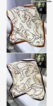 Hermes Jumping Horse Two Color Scarf 90 - 88x88cm - 4