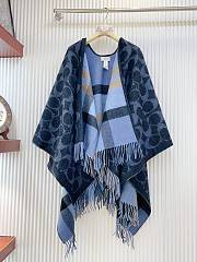 Coach Reversible Signature Cape Scarf  - 5