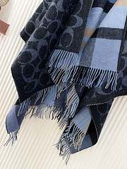 Coach Reversible Signature Cape Scarf  - 3