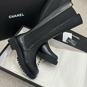 Chanel High Boots Black 40mm 14977	 - 2