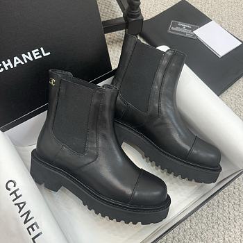 Chanel Short Boots Black 40mm 15009