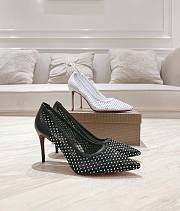 Christian Louboutine Apostropha Mesh Strass 80mm  - 1