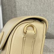 Medium Dior Bobby Bag Latte Box Calfskin Beige - 22x17x6cm - 6