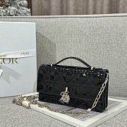 My Dior Mini Bag Black Patent Cannage Calfskin - 21x11.5x4.5cm - 3