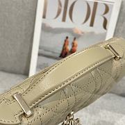 My Dior Mini Bag Apricot Cannage Lambskin - 21x11.5x4.5cm - 6