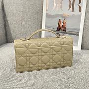 My Dior Mini Bag Apricot Cannage Lambskin - 21x11.5x4.5cm - 3