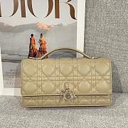 My Dior Mini Bag Apricot Cannage Lambskin - 21x11.5x4.5cm - 2