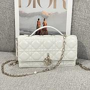 My Dior Mini Bag White Cannage Lambskin - 21x11.5x4.5cm - 1