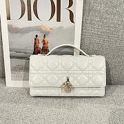 My Dior Mini Bag White Cannage Lambskin - 21x11.5x4.5cm - 4