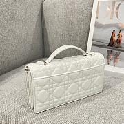 My Dior Mini Bag White Cannage Lambskin - 21x11.5x4.5cm - 2