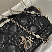 My Dior Mini Bag Black Cannage Lambskin - 21x11.5x4.5cm - 6