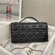 My Dior Mini Bag Black Cannage Lambskin - 21x11.5x4.5cm - 4