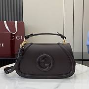 Gucci Blondie Small Top Handle Bag Coffee - 26.5x16.5x8.5cm - 1