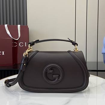 Gucci Blondie Small Top Handle Bag Coffee - 26.5x16.5x8.5cm