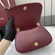 Gucci Blondie Mini Shoulder Bag Burgundy - 21.5x11x8cm - 3