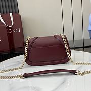 Gucci Blondie Mini Shoulder Bag Burgundy - 21.5x11x8cm - 4