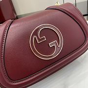 Gucci Blondie Mini Shoulder Bag Burgundy - 21.5x11x8cm - 6