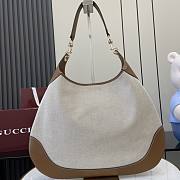 Gucci B Medium Shoulder Bag Brown Canvas - 49x46x4cm - 1