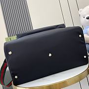 Gucci Large Duffle Bag Black Nylon - 50x32x27cm - 5