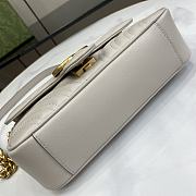 Gucci GG Marmont Mini Shoulder Bag Light Grey - 22x13x6cm - 6