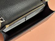 Gucci Interlocking GG Wallet On Chain Black - 20x13x6cm - 4